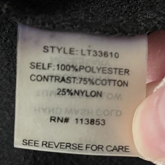 Sugarlips NWT Sleeveless Peplum Blouse Black Size Small Lace Trim Preppy Y2K - Picture 6 of 8